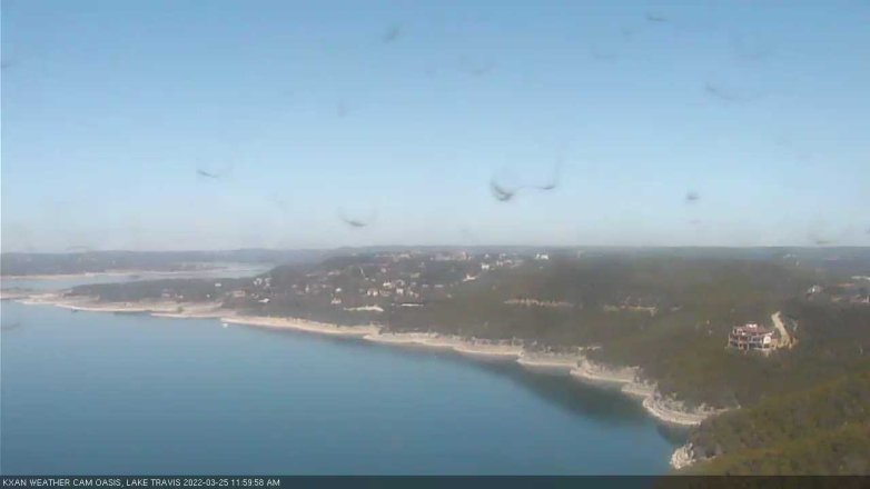 Lake Travis webcam, March 25, 2022 12:00 PM CT