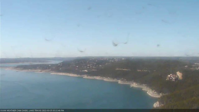 Lake Travis webcam, March 25, 2022 3:25 PM CT