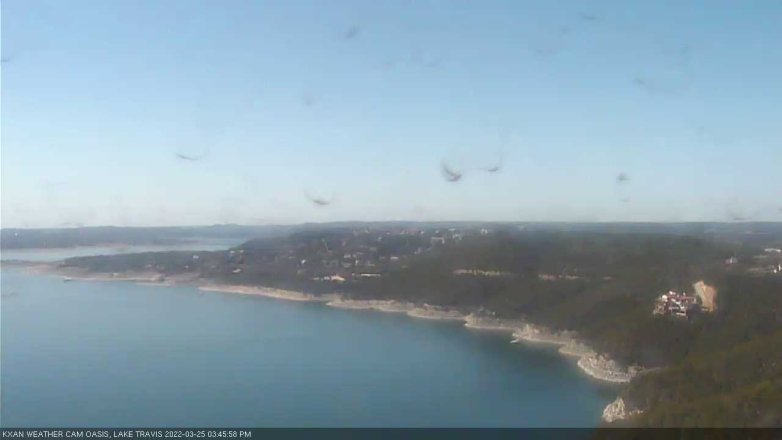 Lake Travis webcam, March 25, 2022 3:45 PM CT