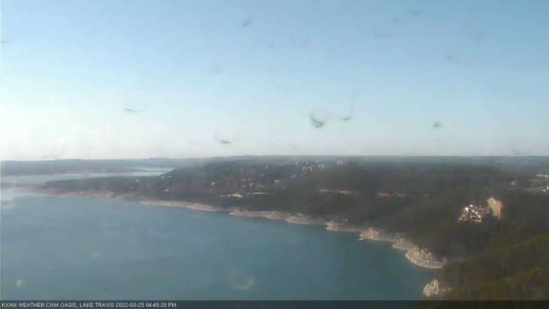 Lake Travis webcam, March 25, 2022 4:45 PM CT