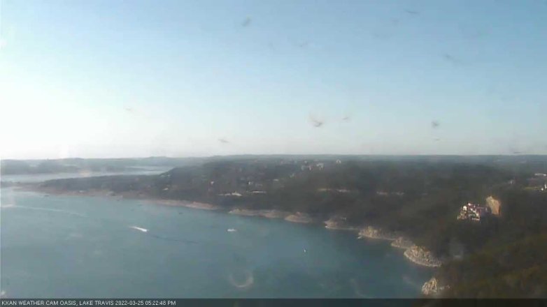 Lake Travis webcam, March 25, 2022 5:25 PM CT