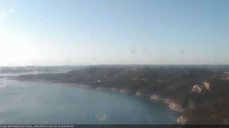 Lake Travis webcam, March 25, 2022 5:45 PM CT
