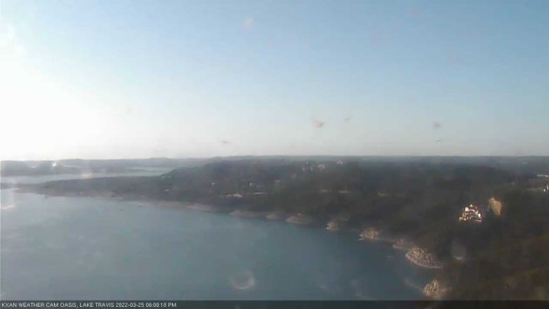 Lake Travis webcam, March 25, 2022 6:00 PM CT