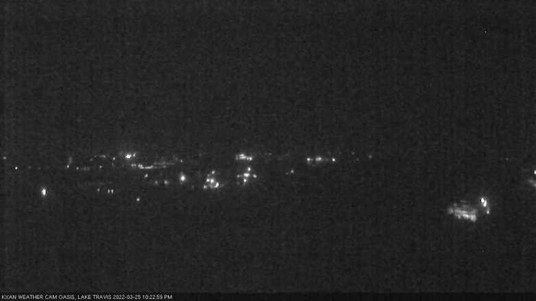 Lake Travis webcam, March 25, 2022 10:25 PM CT