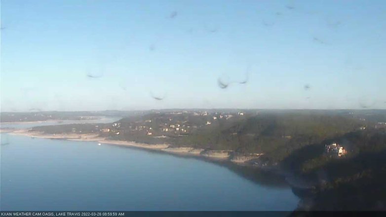 Lake Travis webcam, March 26, 2022 9:00 AM CT
