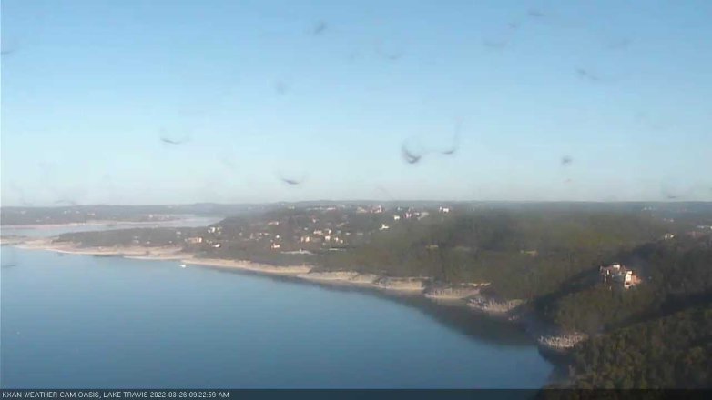 Lake Travis webcam, March 26, 2022 9:25 AM CT