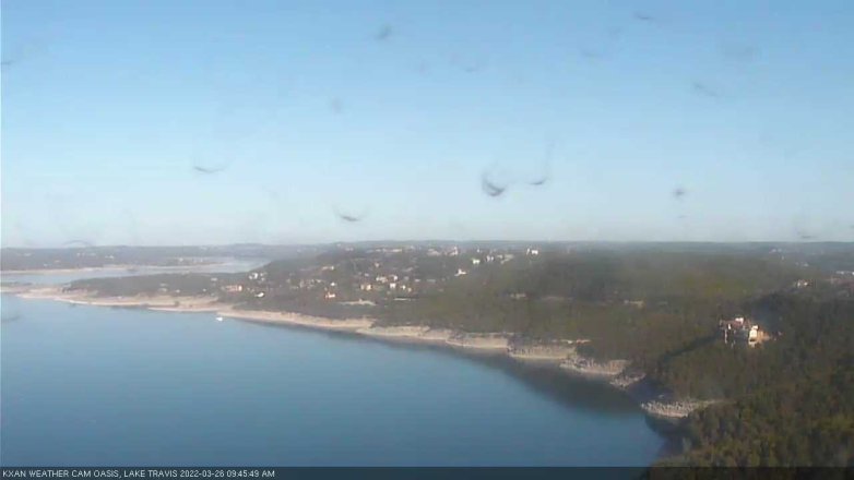 Lake Travis webcam, March 26, 2022 9:45 AM CT