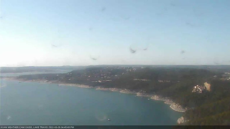 Lake Travis webcam, March 26, 2022 4:45 PM CT