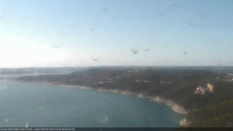 Lake Travis webcam, March 26, 2022 5:00 PM CT