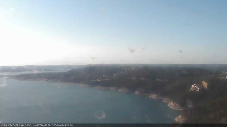 Lake Travis webcam, March 26, 2022 5:45 PM CT
