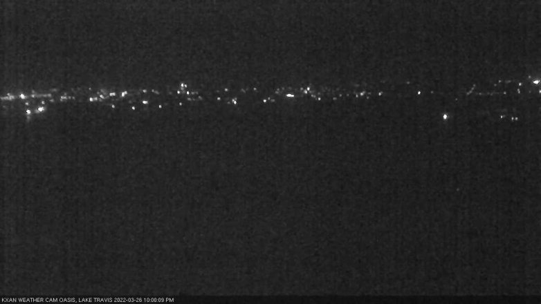 Lake Travis webcam, March 26, 2022 10:00 PM CT