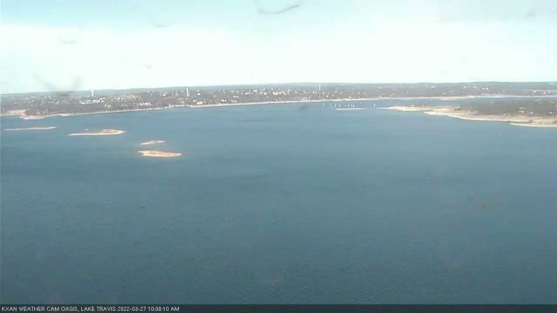 Lake Travis webcam, March 27, 2022 10:00 AM CT
