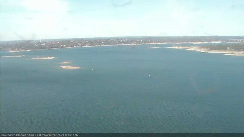 Lake Travis webcam, March 27, 2022 12:00 PM CT
