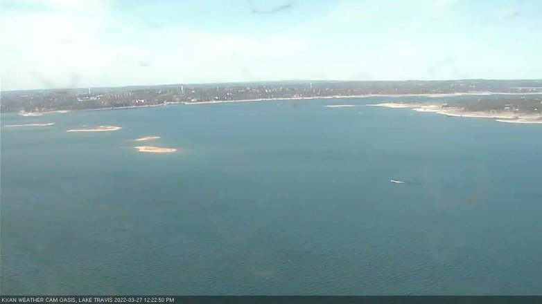 Lake Travis webcam, March 27, 2022 12:25 PM CT