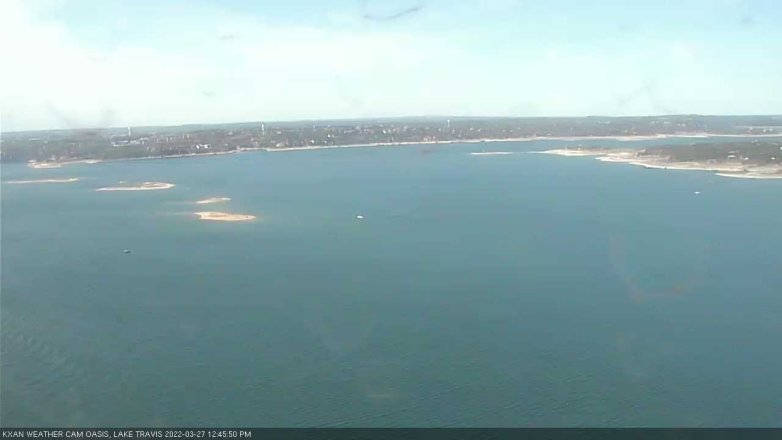 Lake Travis webcam, March 27, 2022 12:45 PM CT