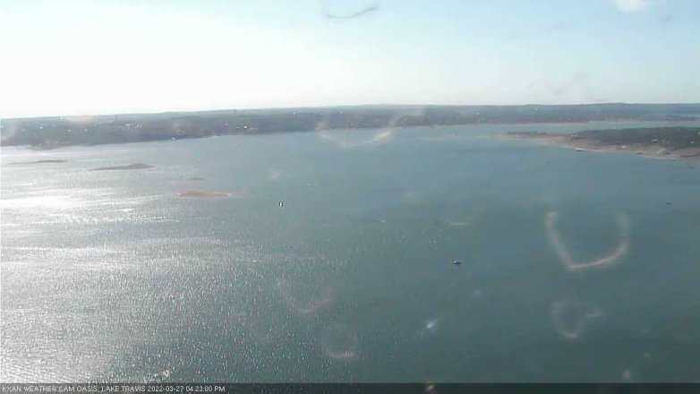 Lake Travis webcam, March 27, 2022 4:25 PM CT