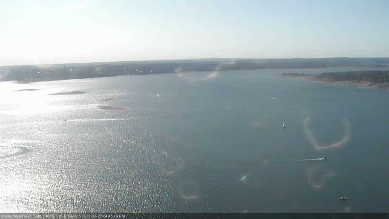 Lake Travis webcam, March 27, 2022 4:45 PM CT