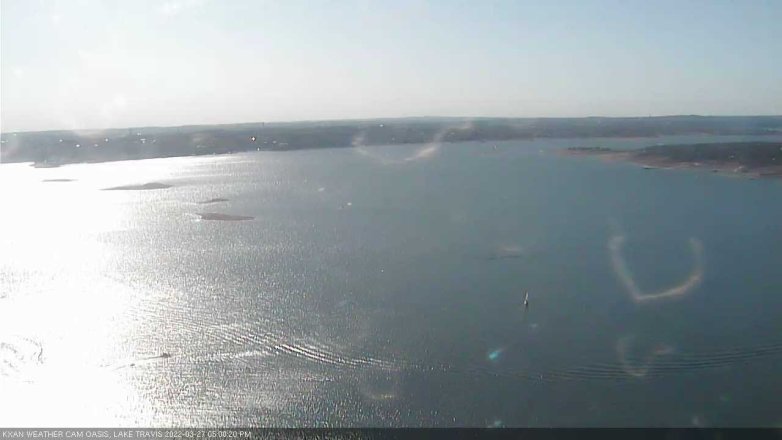 Lake Travis webcam, March 27, 2022 5:00 PM CT