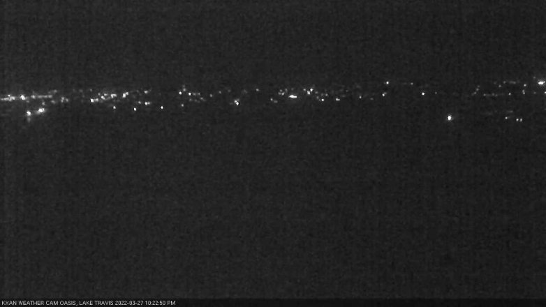 Lake Travis webcam, March 27, 2022 10:25 PM CT