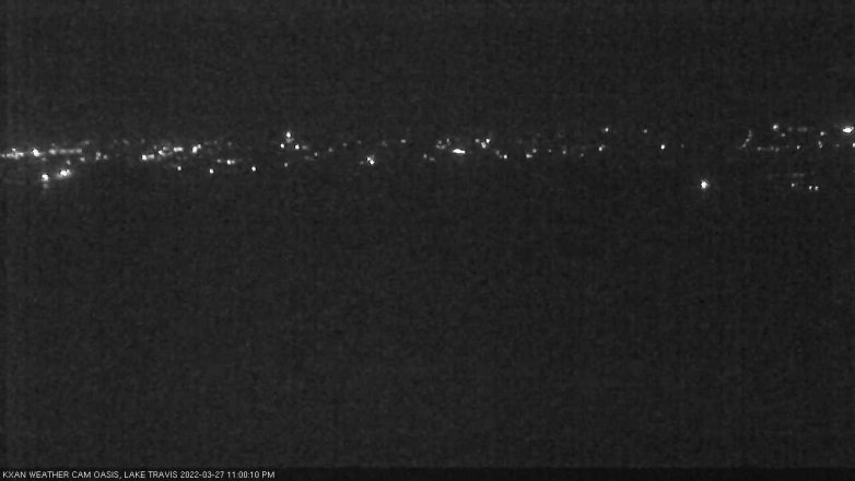 Lake Travis webcam, March 27, 2022 11:00 PM CT