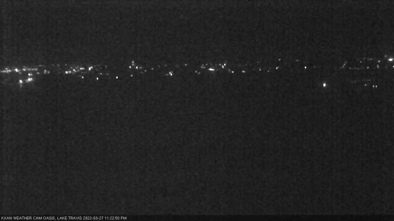 Lake Travis webcam, March 27, 2022 11:25 PM CT