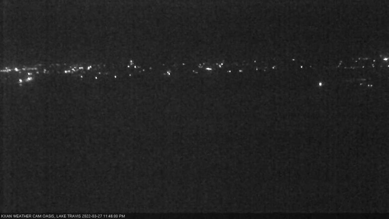 Lake Travis webcam, March 27, 2022 11:45 PM CT