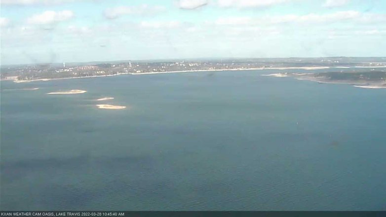 Lake Travis webcam, March 28, 2022 10:45 AM CT