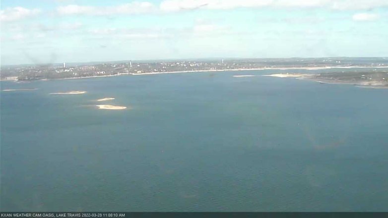 Lake Travis webcam, March 28, 2022 11:00 AM CT