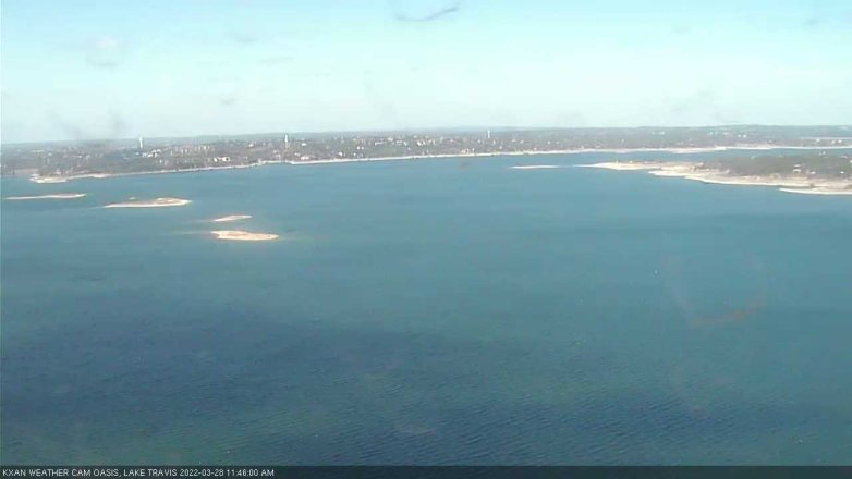Lake Travis webcam, March 28, 2022 11:45 AM CT