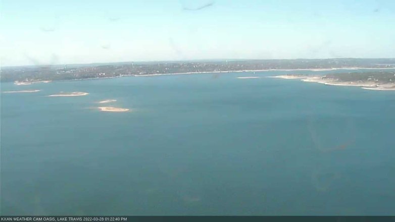Lake Travis webcam, March 28, 2022 1:25 PM CT