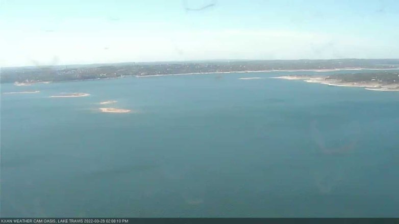 Lake Travis webcam, March 28, 2022 2:00 PM CT