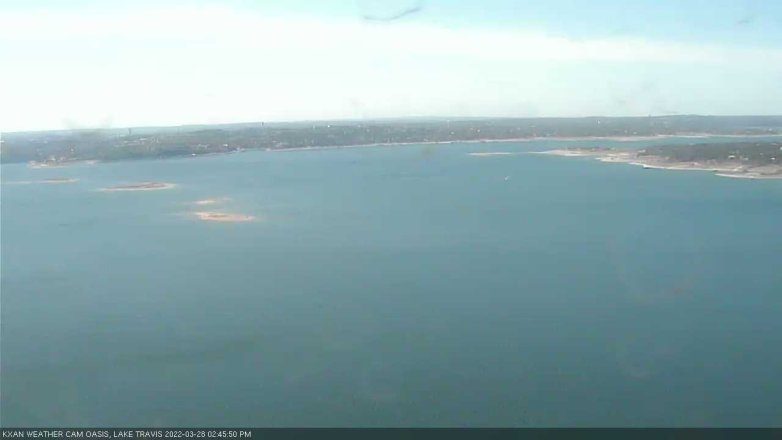 Lake Travis webcam, March 28, 2022 2:45 PM CT