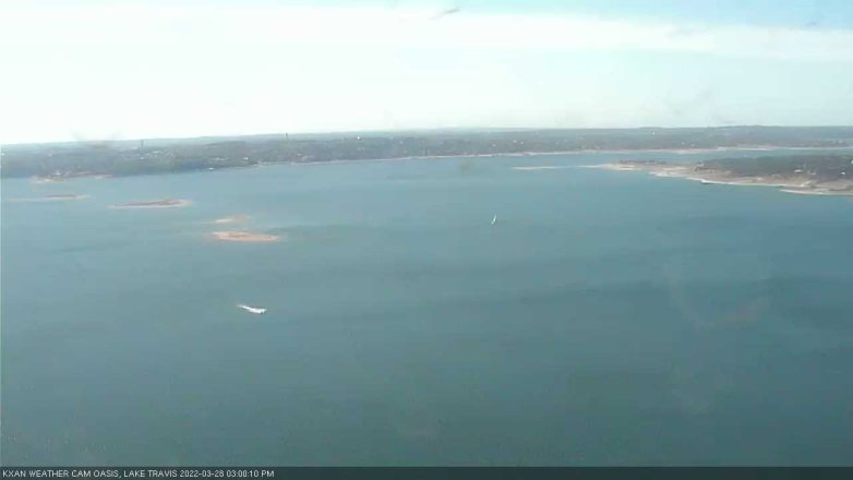 Lake Travis webcam, March 28, 2022 3:00 PM CT