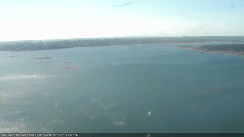 Lake Travis webcam, March 28, 2022 4:00 PM CT