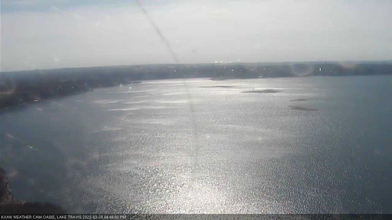 Lake Travis webcam, March 28, 2022 4:45 PM CT
