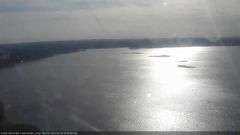 Lake Travis webcam, March 28, 2022 5:45 PM CT