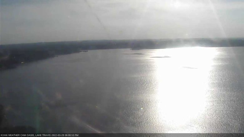 Lake Travis webcam, March 28, 2022 6:00 PM CT