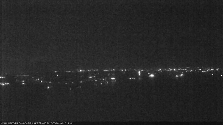 Lake Travis webcam, March 28, 2022 10:25 PM CT