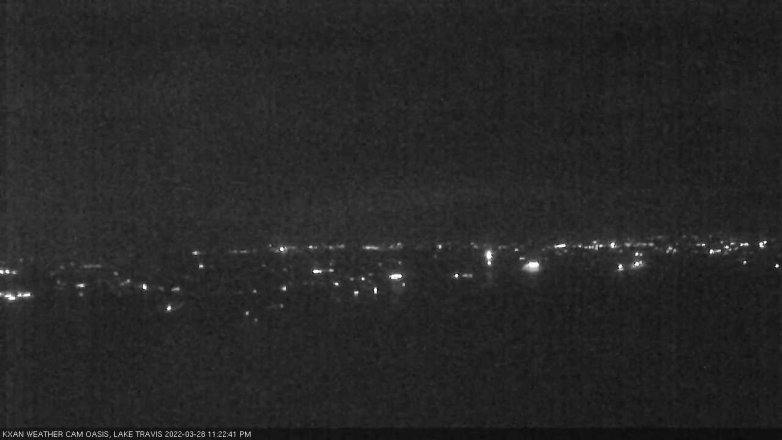 Lake Travis webcam, March 28, 2022 11:25 PM CT