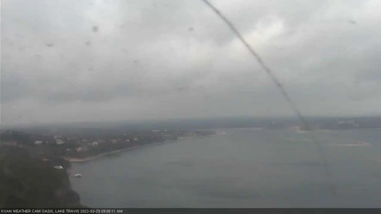 Lake Travis webcam, March 29, 2022 9:00 AM CT
