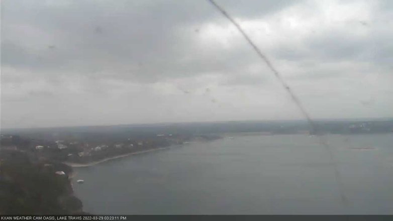 Lake Travis webcam, March 29, 2022 3:25 PM CT