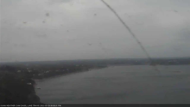Lake Travis webcam, March 29, 2022 6:00 PM CT