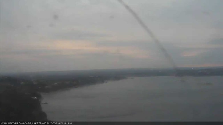 Lake Travis webcam, March 29, 2022 7:25 PM CT