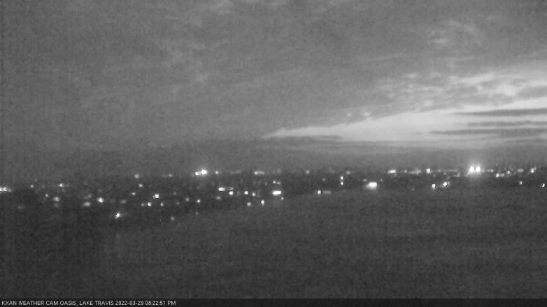 Lake Travis webcam, March 29, 2022 8:25 PM CT
