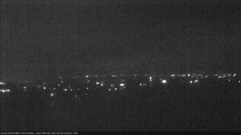 Lake Travis webcam, March 29, 2022 10:00 PM CT