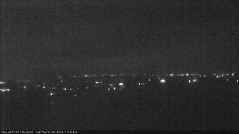 Lake Travis webcam, March 29, 2022 10:25 PM CT