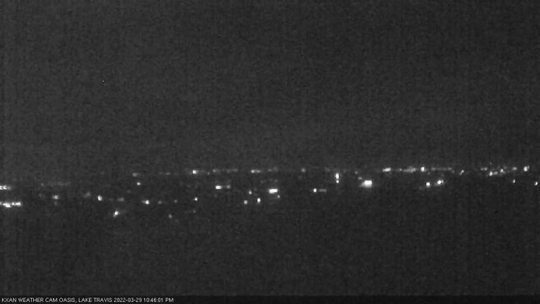 Lake Travis webcam, March 29, 2022 10:45 PM CT