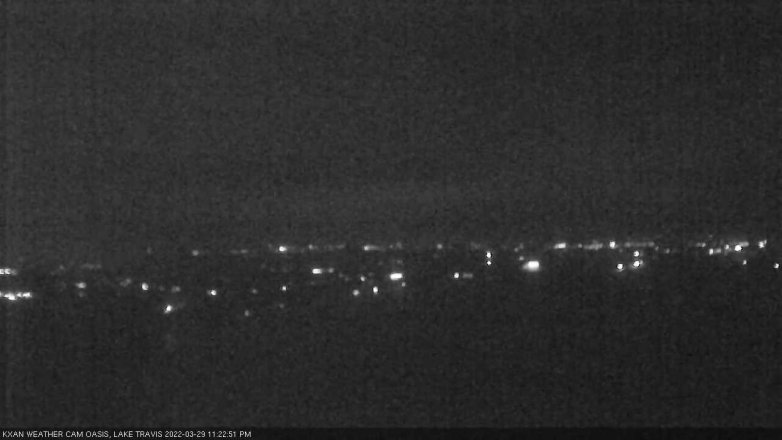 Lake Travis webcam, March 29, 2022 11:25 PM CT