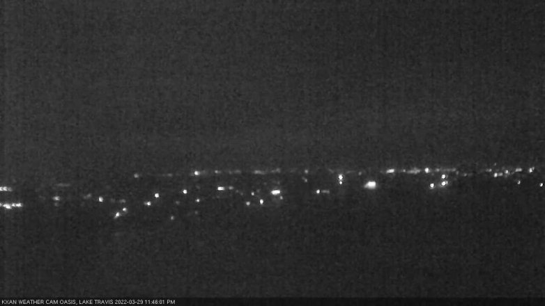 Lake Travis webcam, March 29, 2022 11:45 PM CT