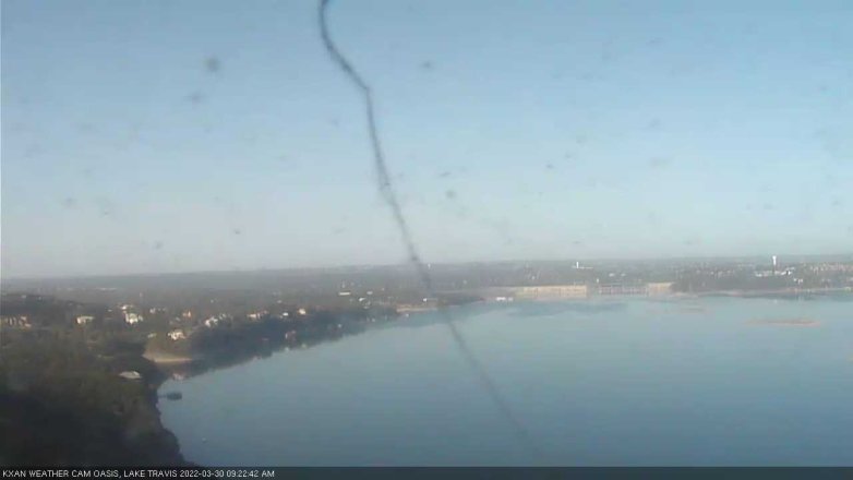 Lake Travis webcam, March 30, 2022 9:25 AM CT
